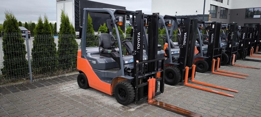 Used Forklift Toyota 8FGL15 /#605/